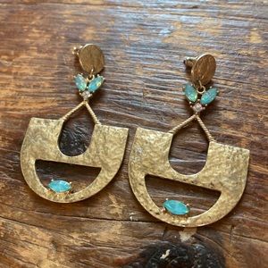 Unique Gold Platted Earrings